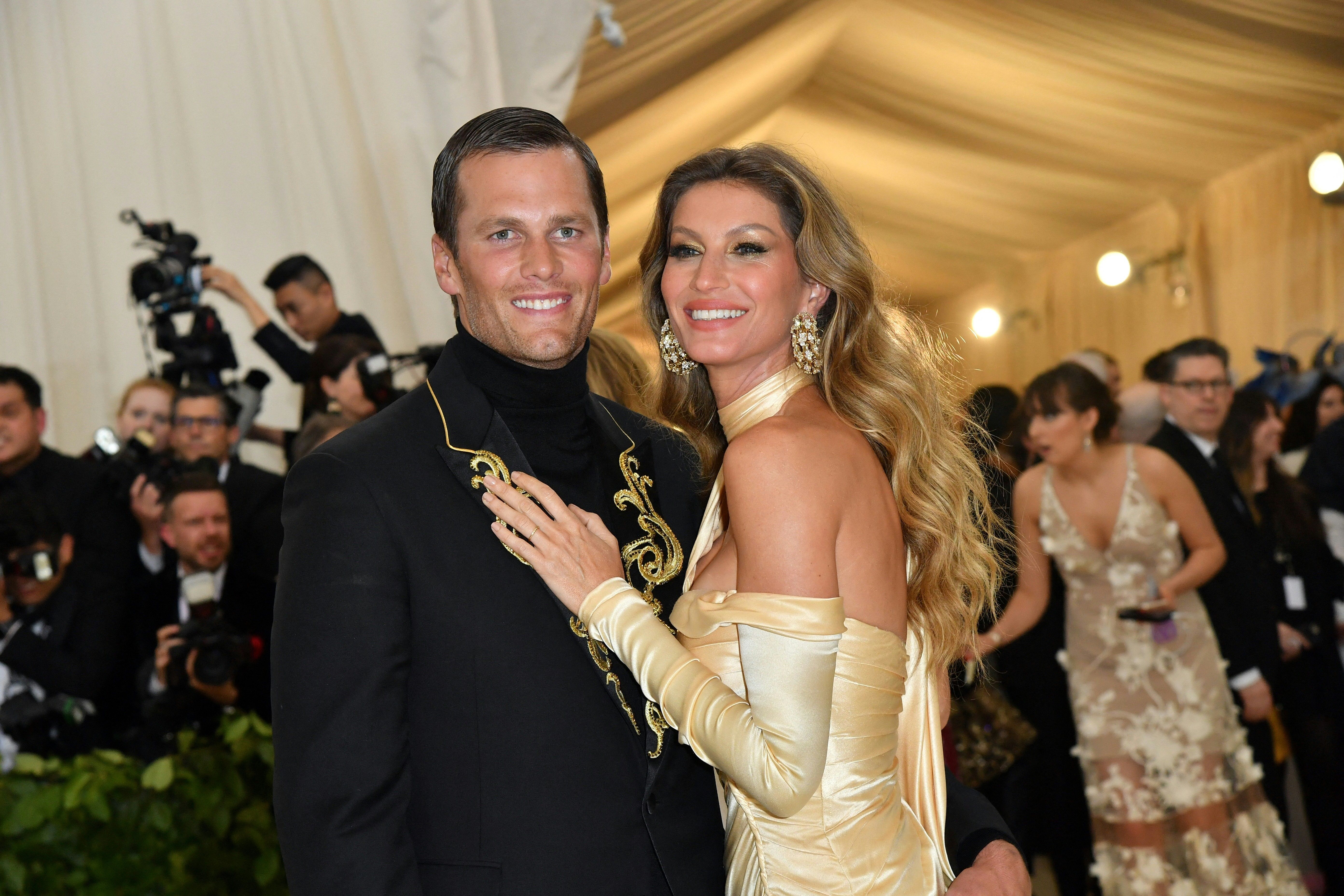 Gisele Bündchen and Tom Brady at the 2018 Met Gala