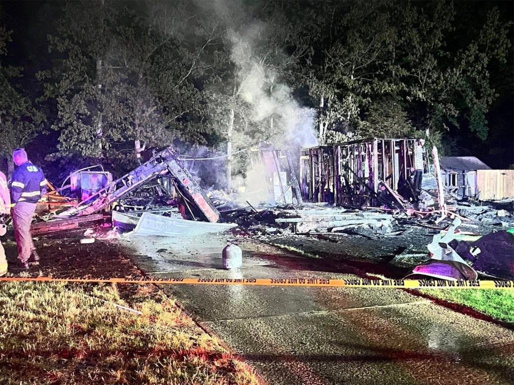Two bodies were recovered from the debris of the destroyed home.