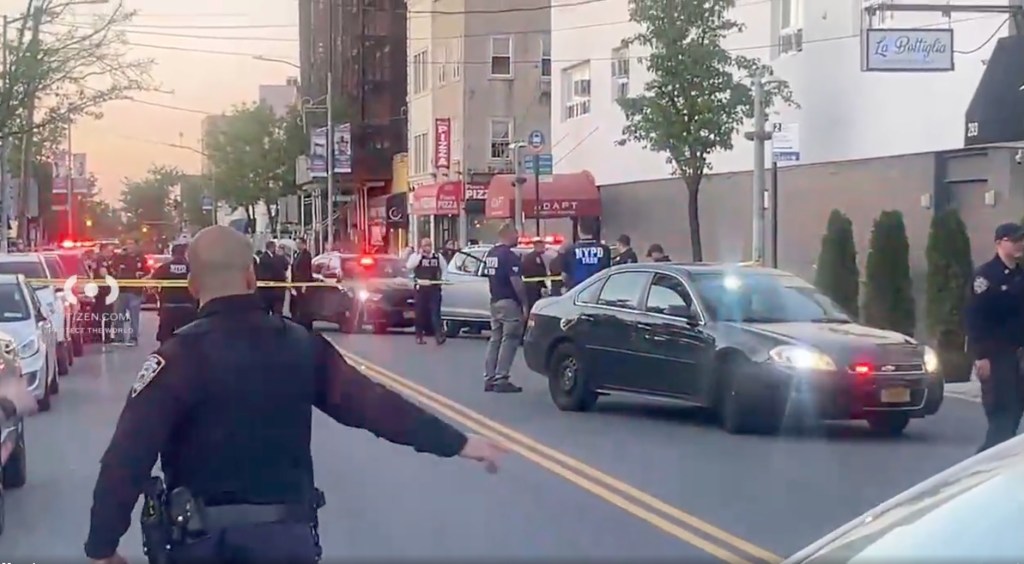 The incident began at around 7:30 p.m. when officers stopped the suspect’s Nissan SUV for a traffic violation near 290 Port Richmond Ave. 
