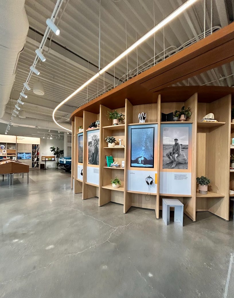 Rivian concept space in Meatpacking District