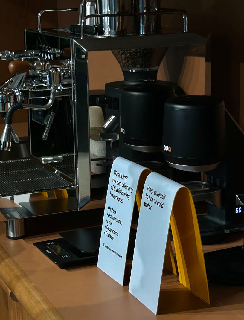 Rivian coffee offerings