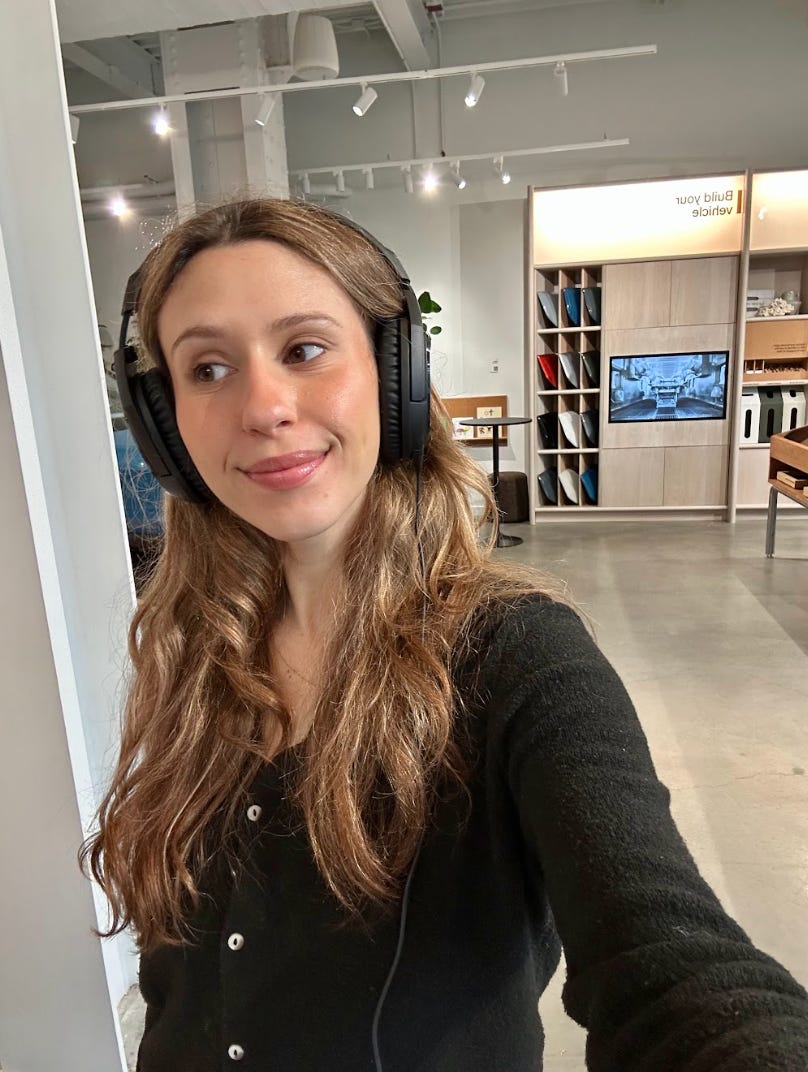 Headphones in at Rivian