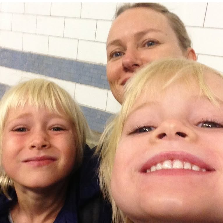 Naomi Watts with Sasha and Kai in a throwback photo. 