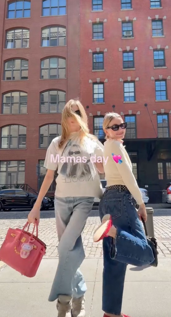Naomi Watts with Kai in Manhattan on Mother's Day Sunday. 