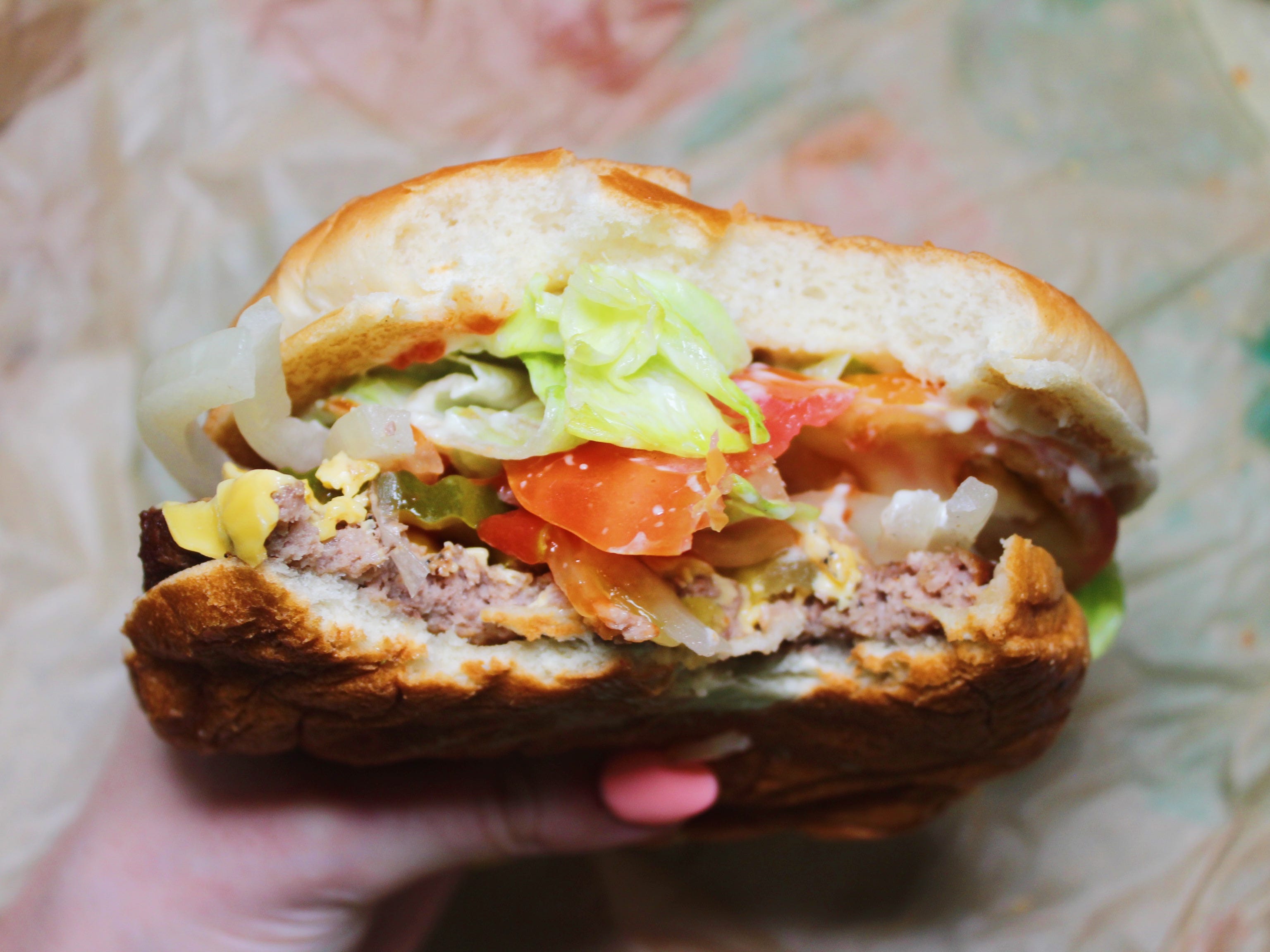 burger king whopper with cheese