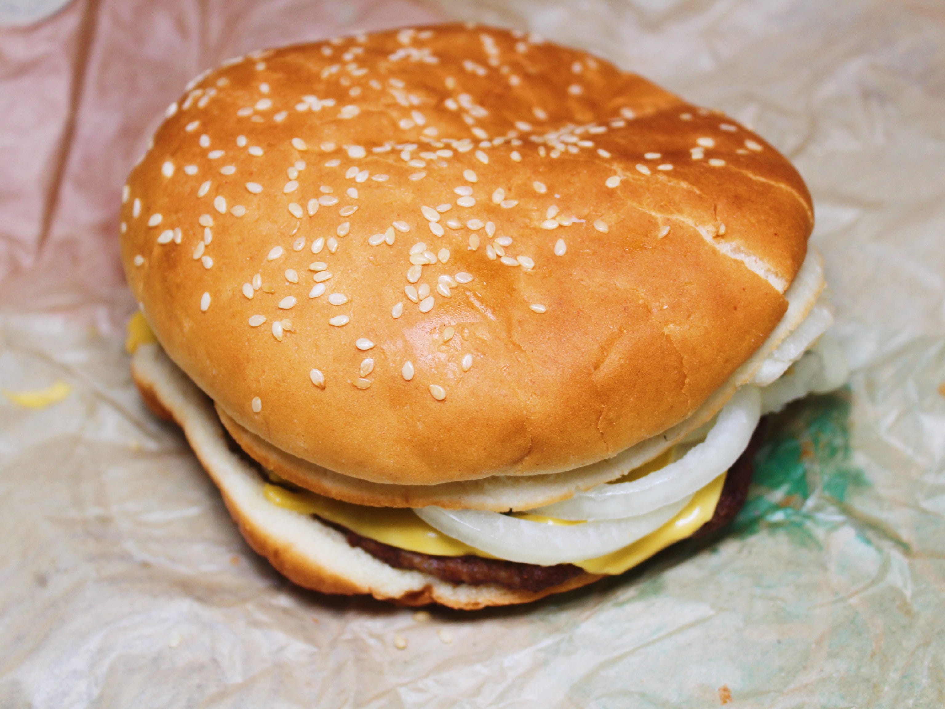 burger king whopper with cheese