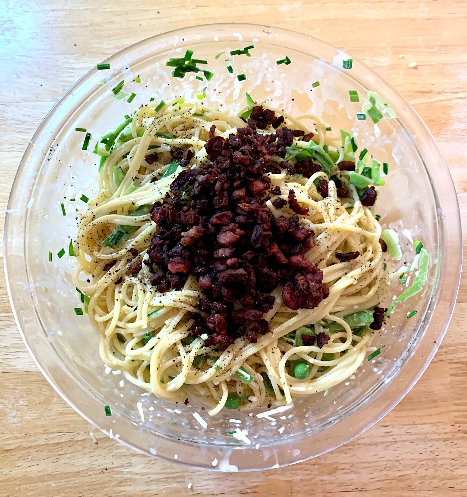 Ina Garten Spring Carbonara Pasta