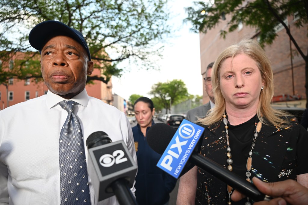 Scene of a 911 response at 800 Home Street, Bronx where a 16-year-old girl was fatally shot in the head in a schoolyard, taken on Monday, May 12, 2025 at approximately 5:05 PM.