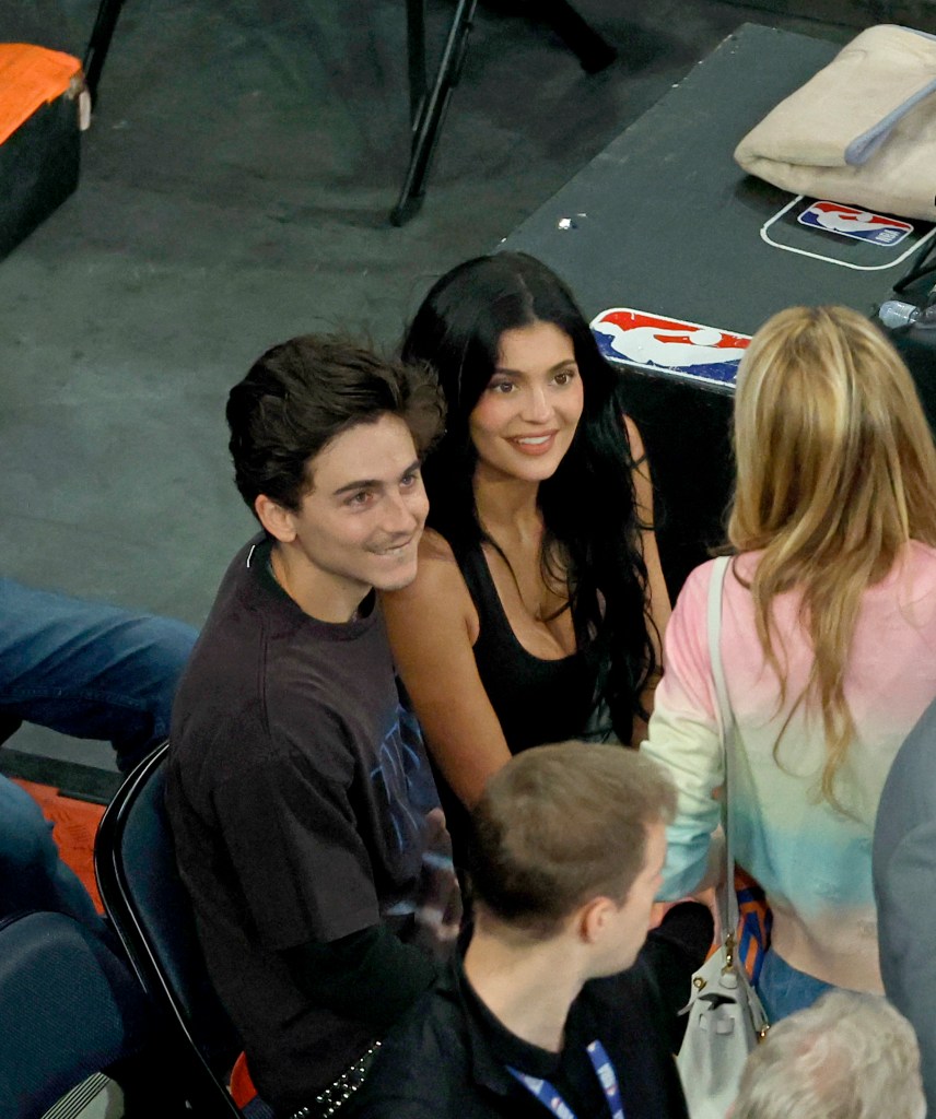 Kylie Jenner and Timothée Chalamet stepped out for a date night at the New York Knicks vs. Boston Celtics game.