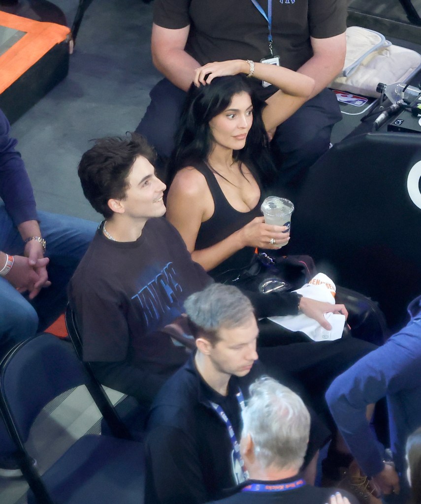 Kylie Jenner and Timothée Chalamet stepped out for a date night at the New York Knicks vs. Boston Celtics game.