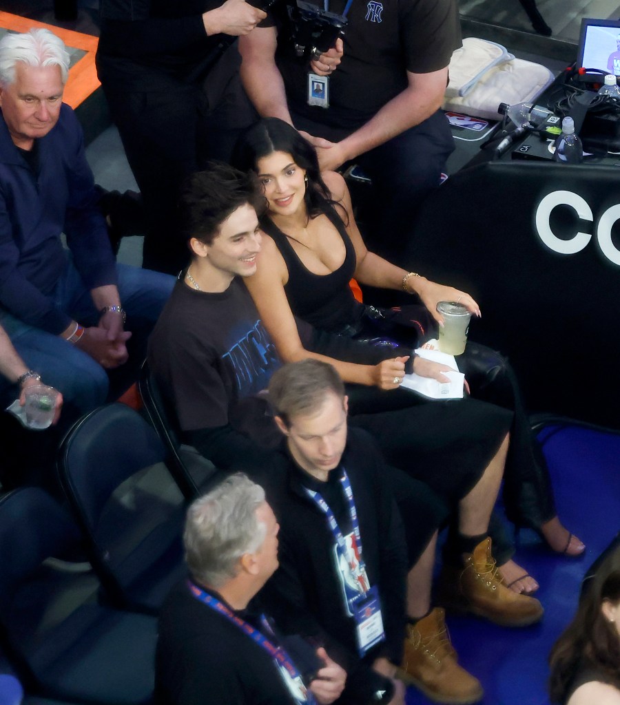 Kylie Jenner and Timothée Chalamet stepped out for a date night at the New York Knicks vs. Boston Celtics game.