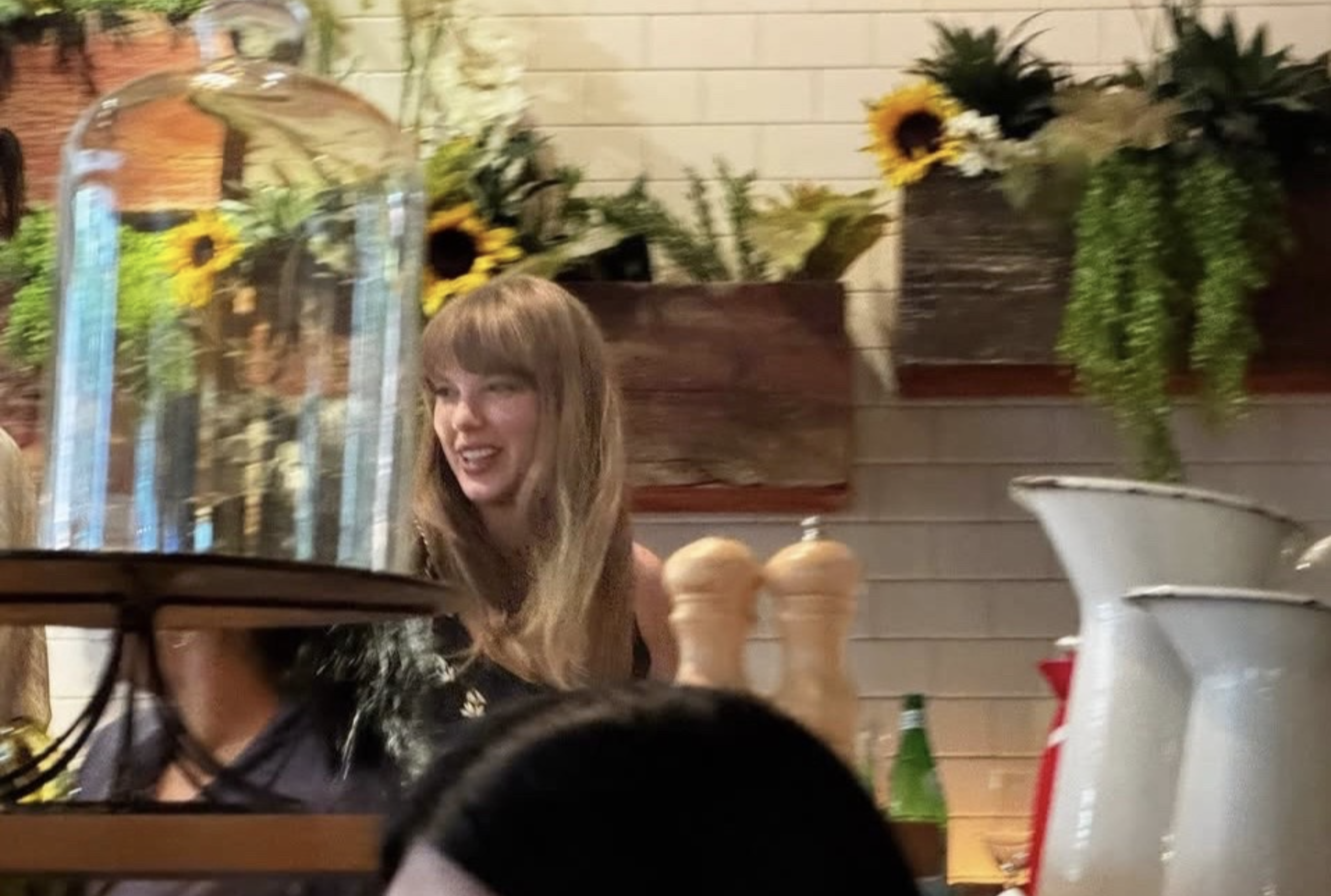Travis Kelce and Taylor Swift celebrating Mother's Day 2025 in Philadelphia