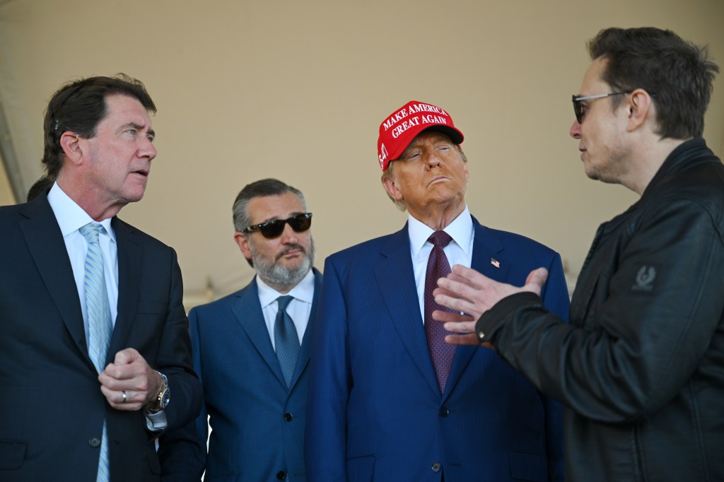 Ted Cruz with Donald Trump