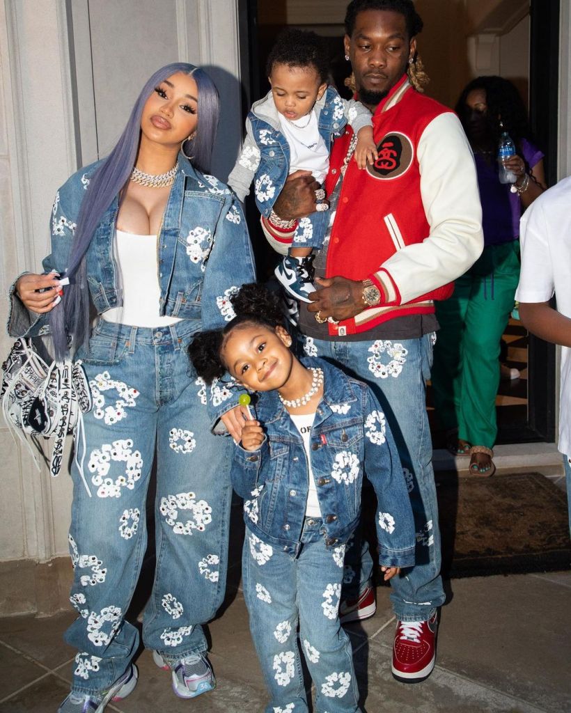 Cardi B, Offset and kids via Instagram