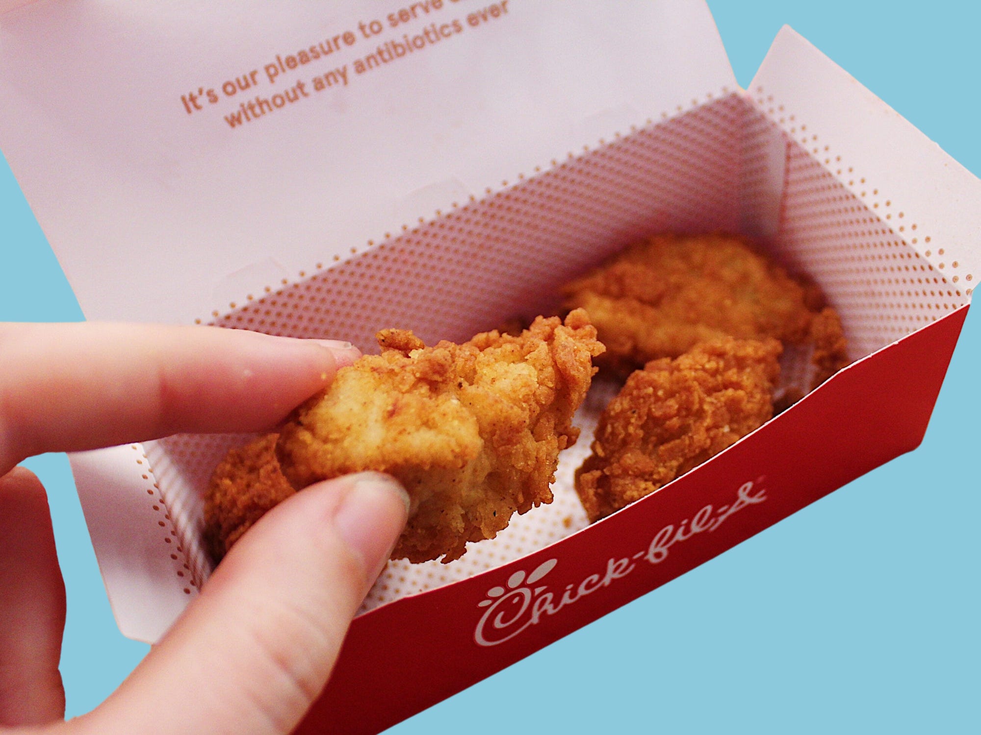 chick fil a chicken nuggets