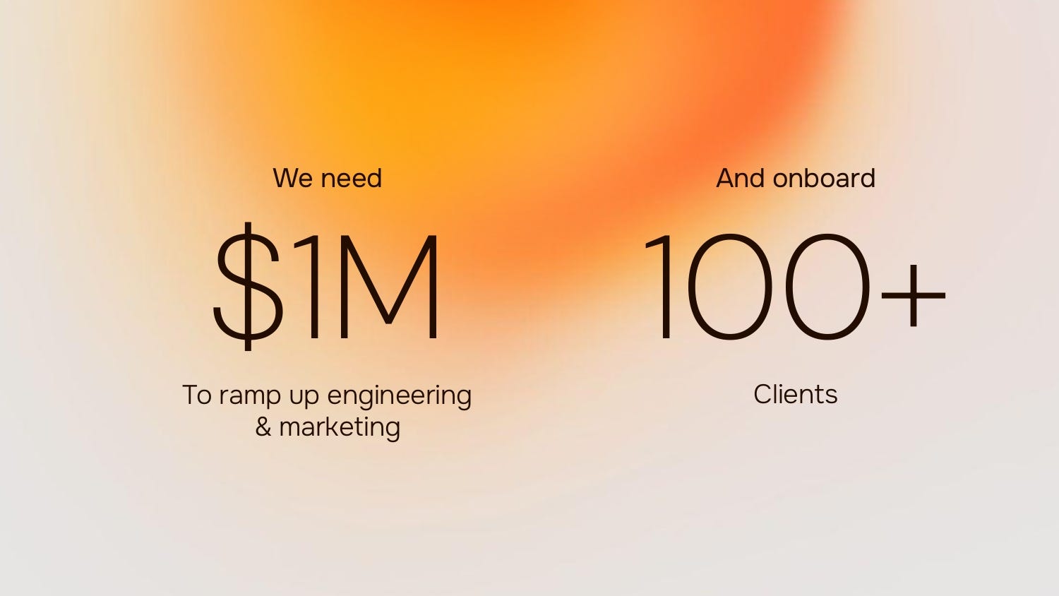 ThriveAI pitch deck