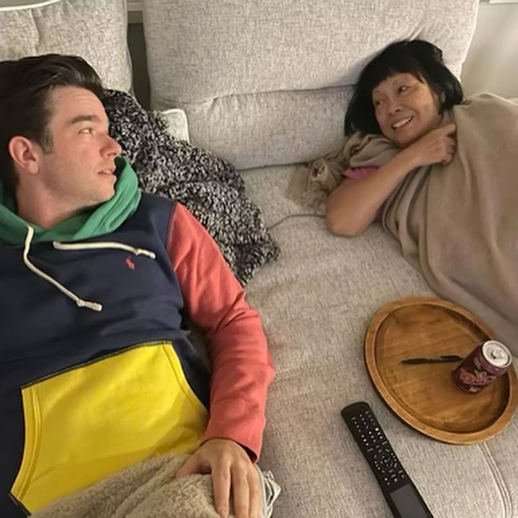 John Mulaney nad Olivia Munn's mom Kim. 