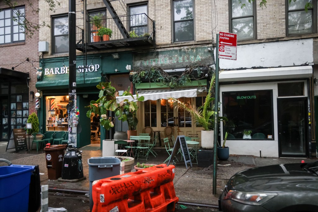 front of little zelda cafe