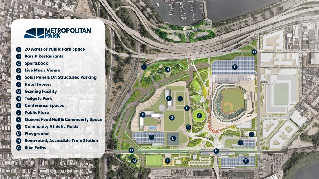 layout of proposed casino site