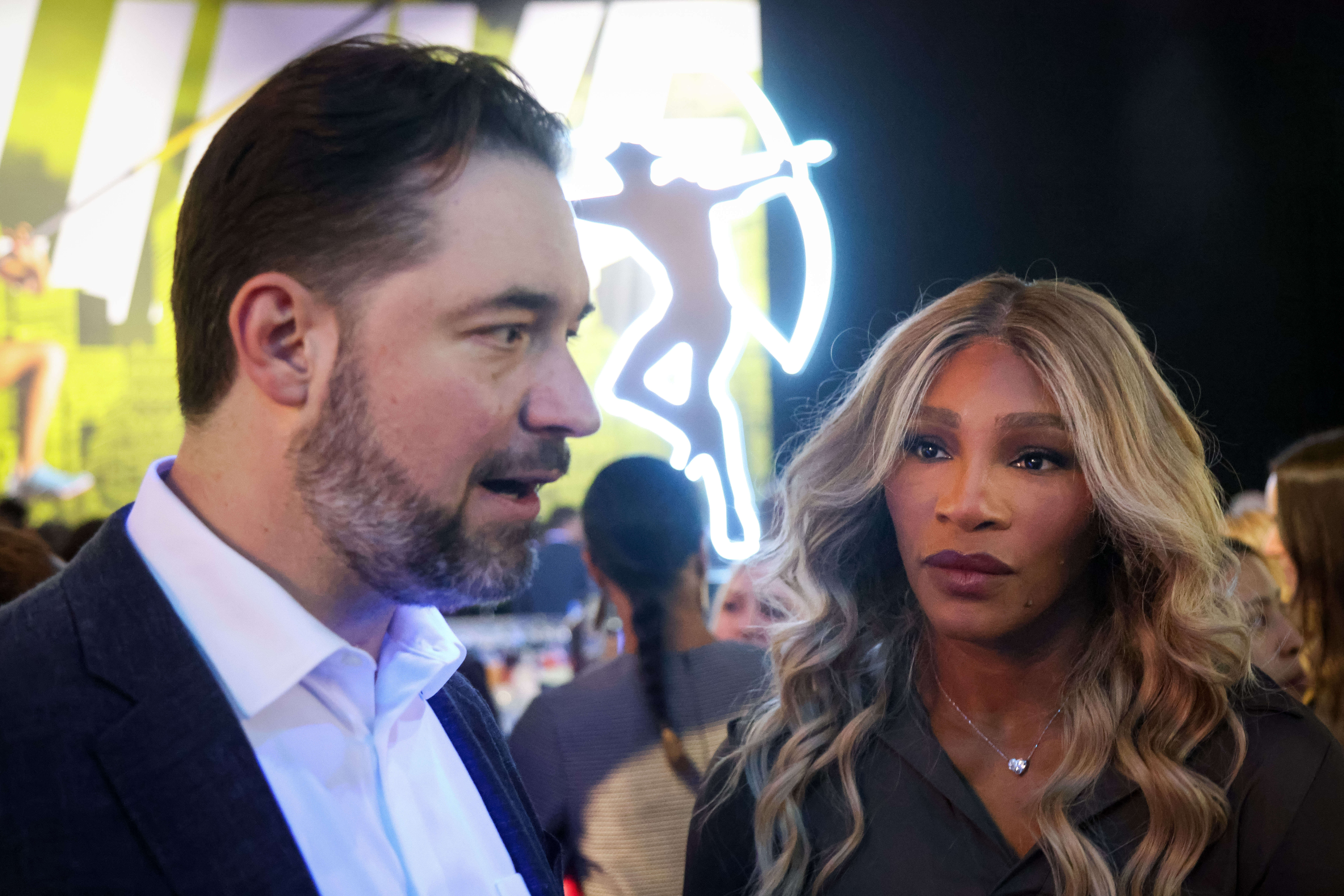 Alexis Ohanian and Serena Williams