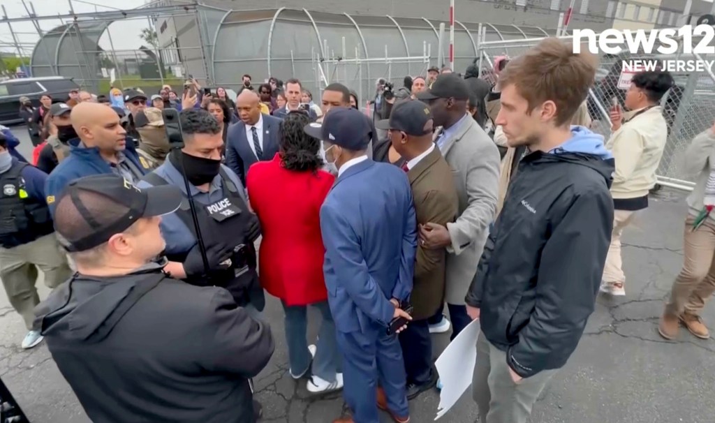 Newark migrant detention center 