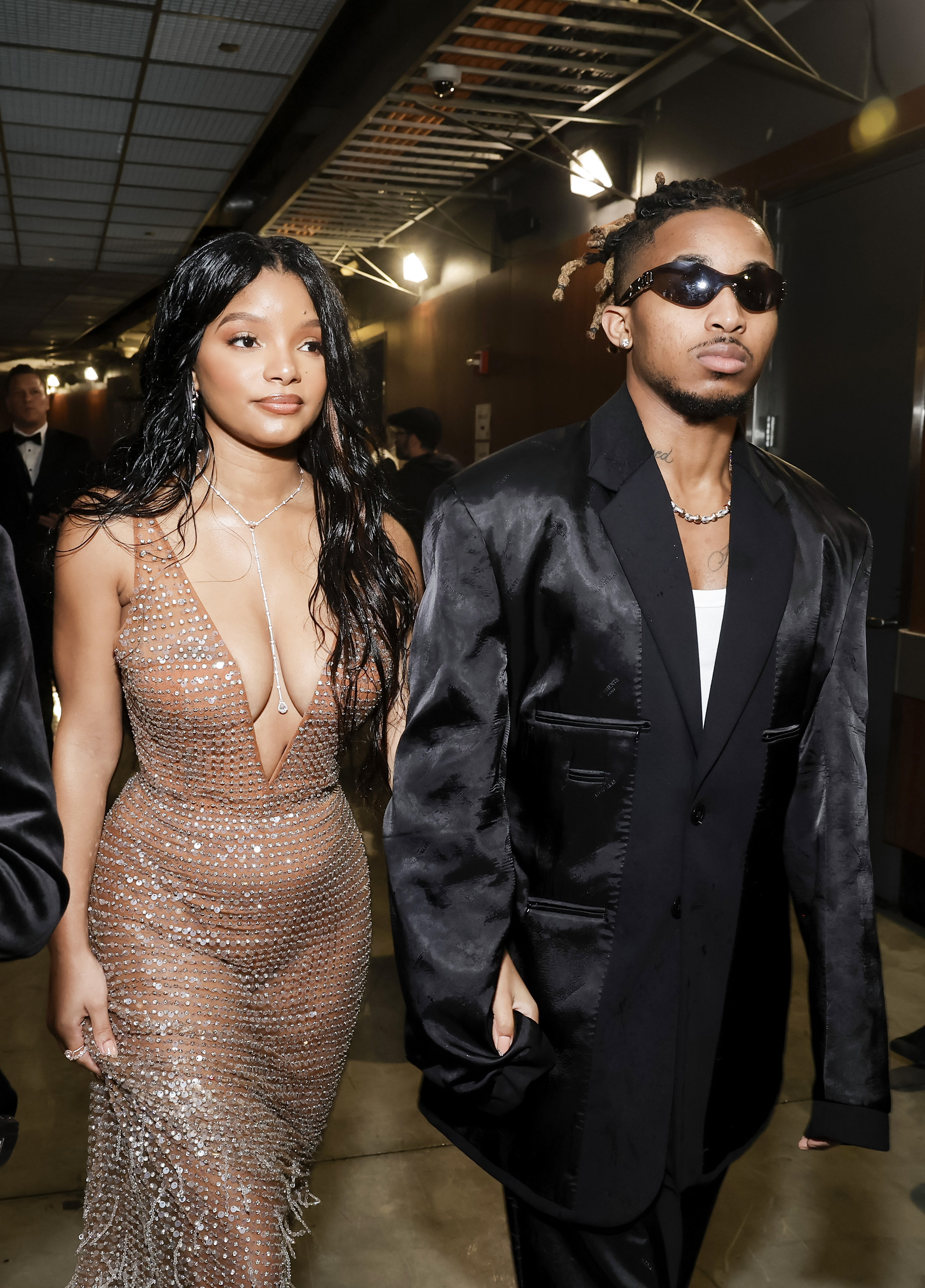 Halle Bailey with DDG at a formal event. 