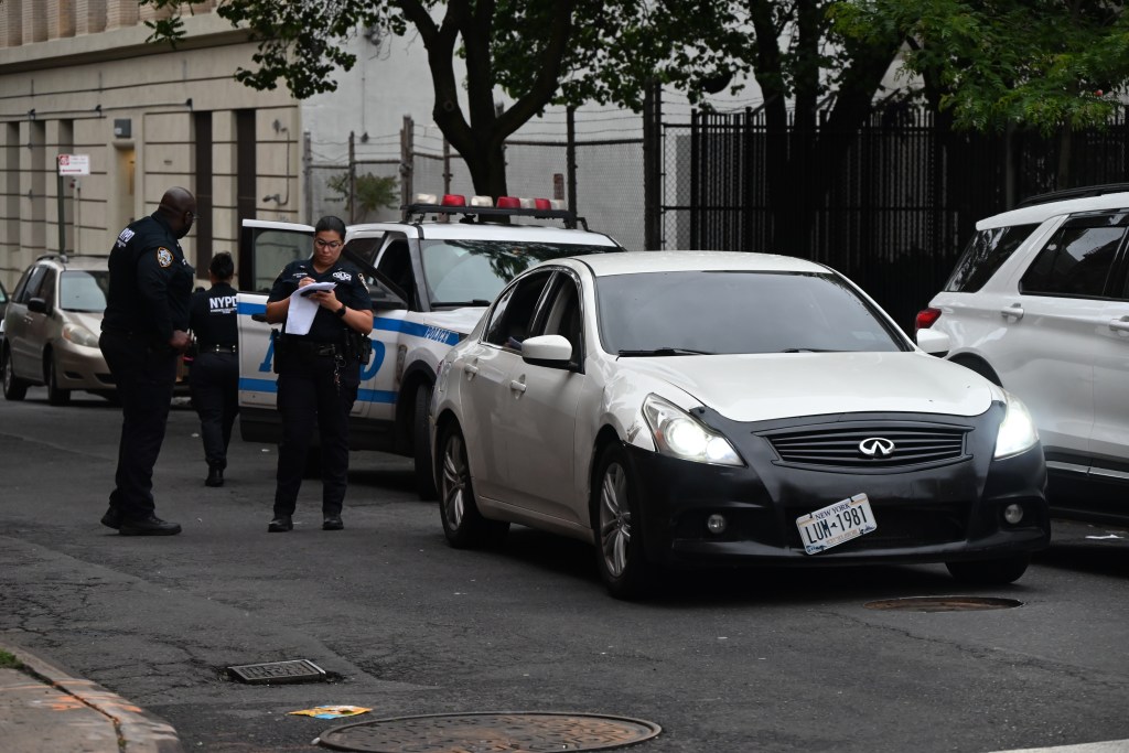 Two innocent passersby were shot and wounded during a shooting while they passed by in their car in the Bronx Tuesday