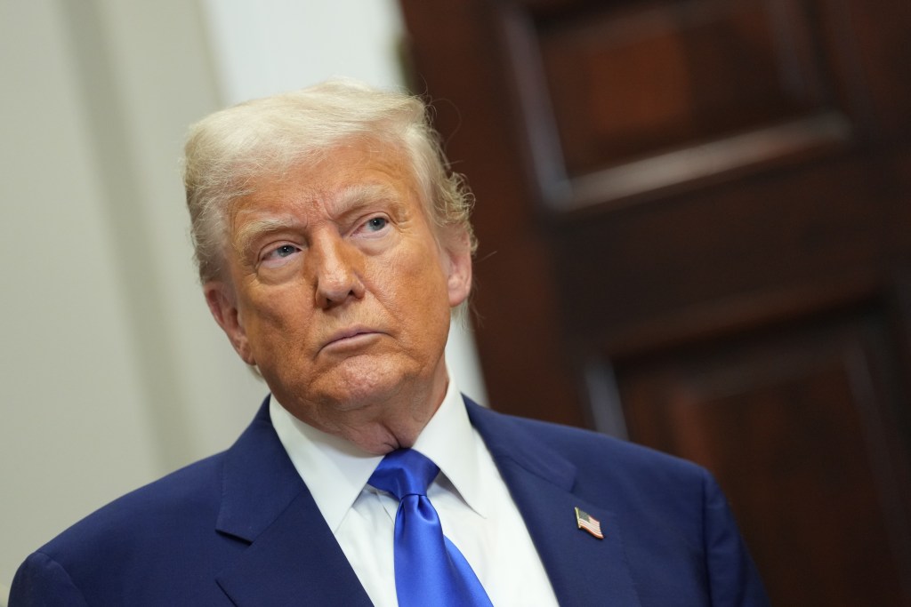 President Donald Trump held a press conference in Washington alongside the Secretary of Health and Human Services and the Treasury Secretary. 