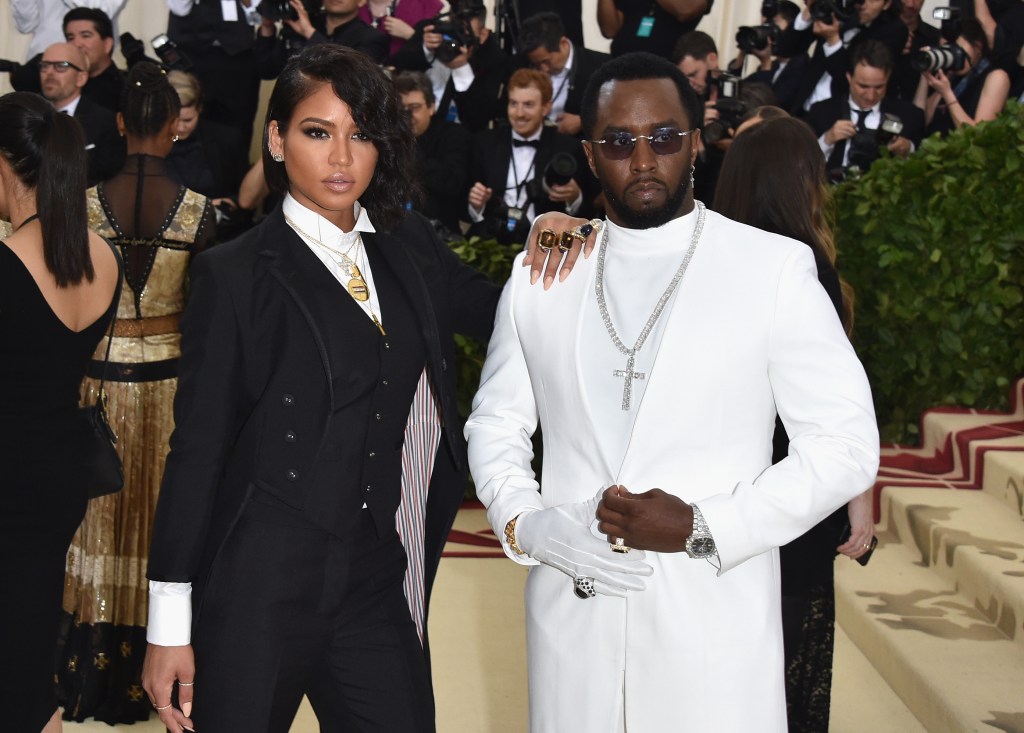 Cassie and Diddy at the 2018 met gala