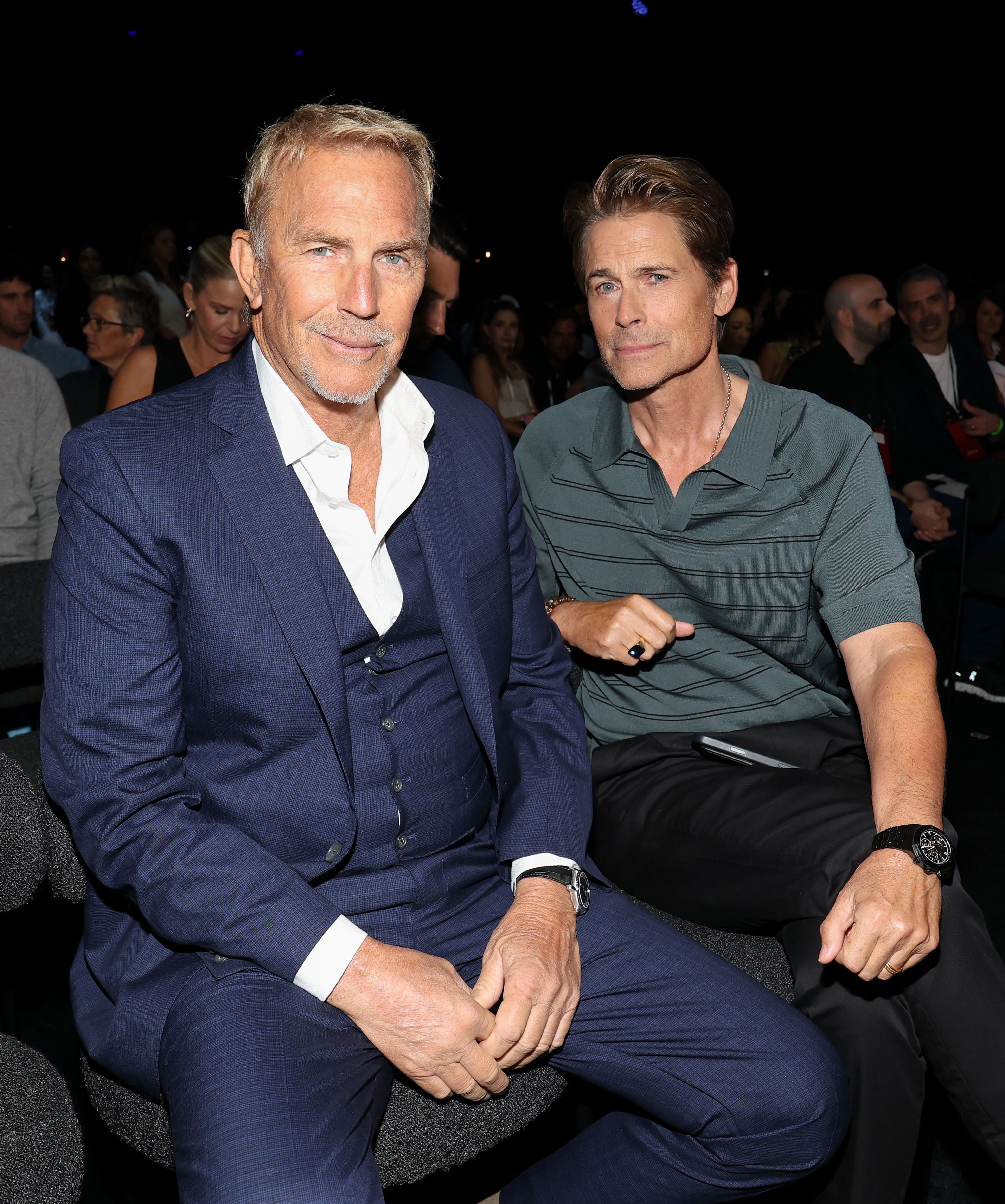 Kevin Costner and Rob Lowe