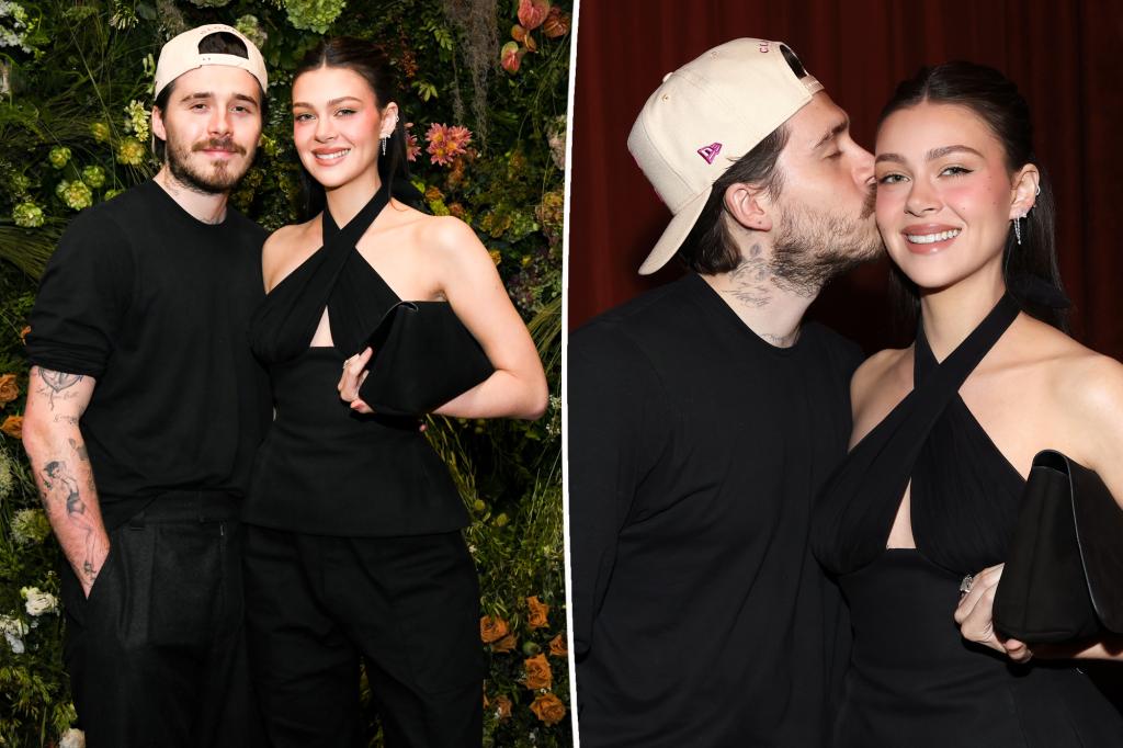 Brooklyn Beckham, Nicola Peltz ‘cute together’ at star-studded Airbnb party amid family drama