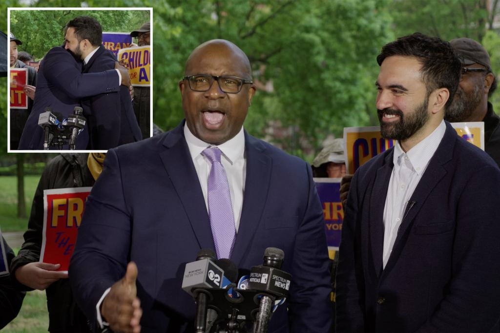 NYC mayoral candidate Zohran Mamdani endorsed by ex-‘Squad’ member Jamaal Bowman in move bashed by Jewish activists: ‘Very on brand’