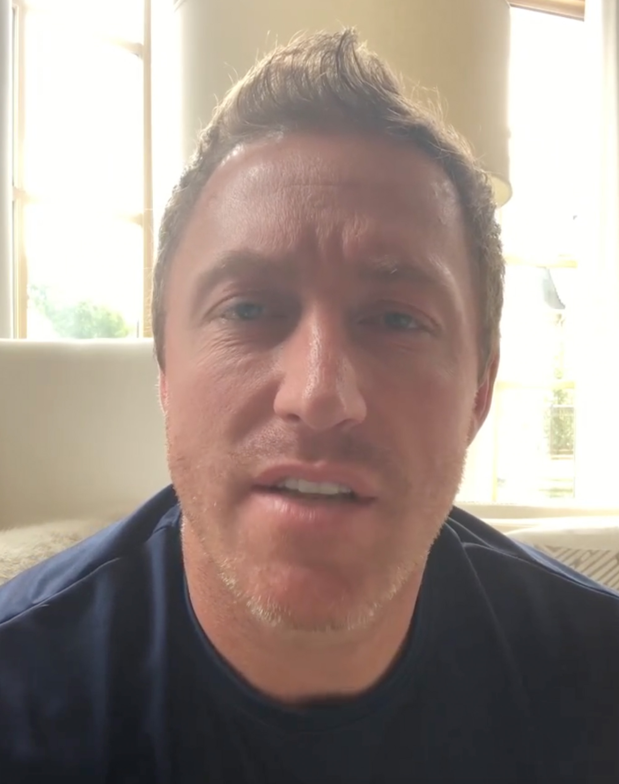 Kroy Biermann speaks to the camera. 