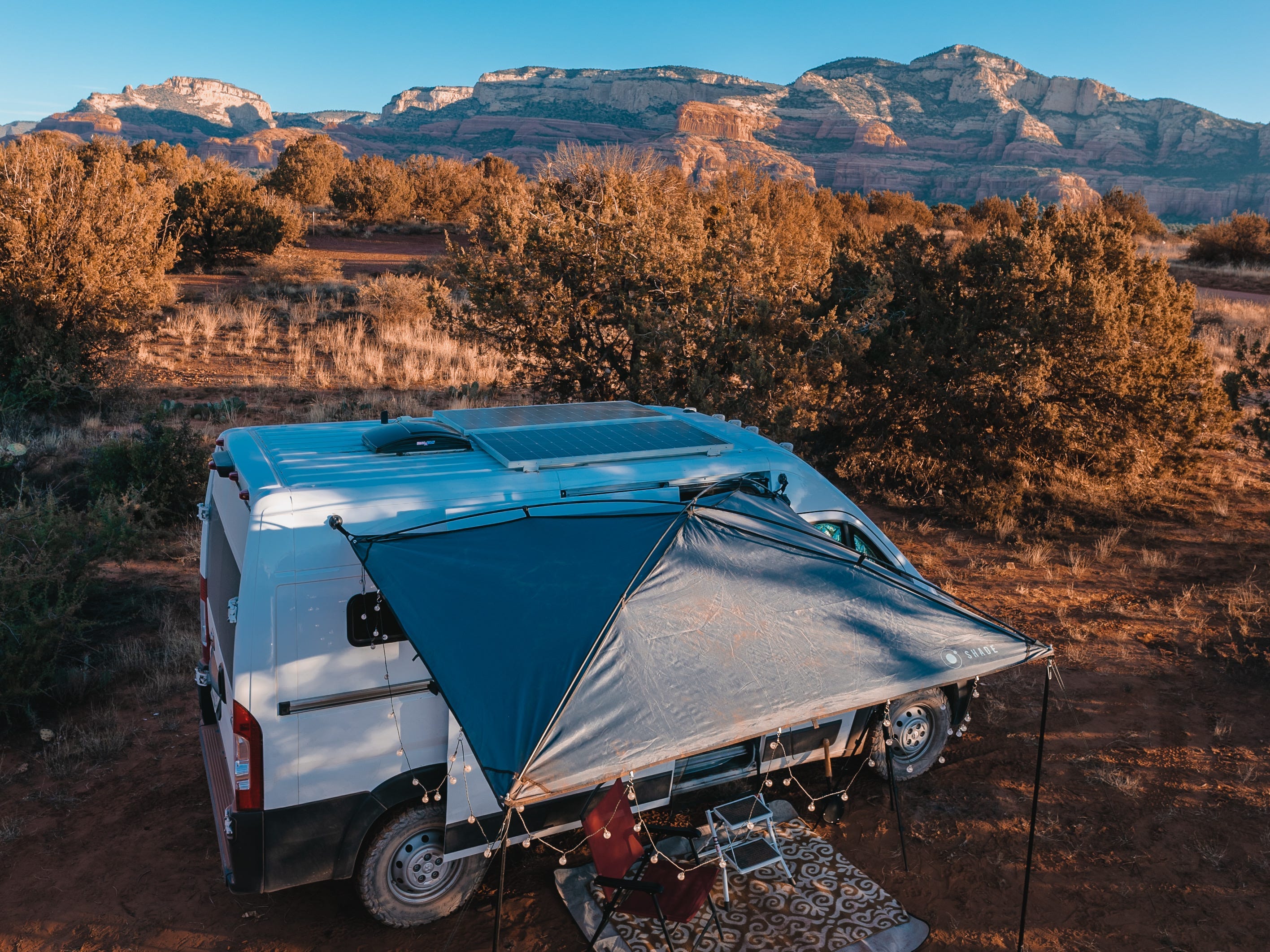 A campervan.