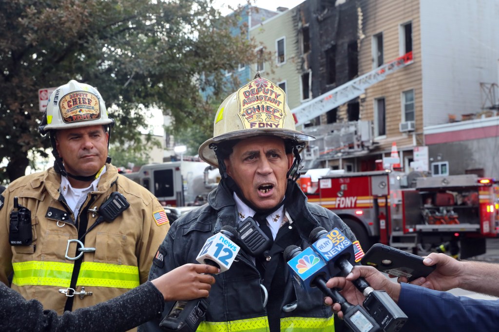 Former FDNY Chief Anthony Saccavino was sentenced to three years in prison for his role in a bribery scheme.  