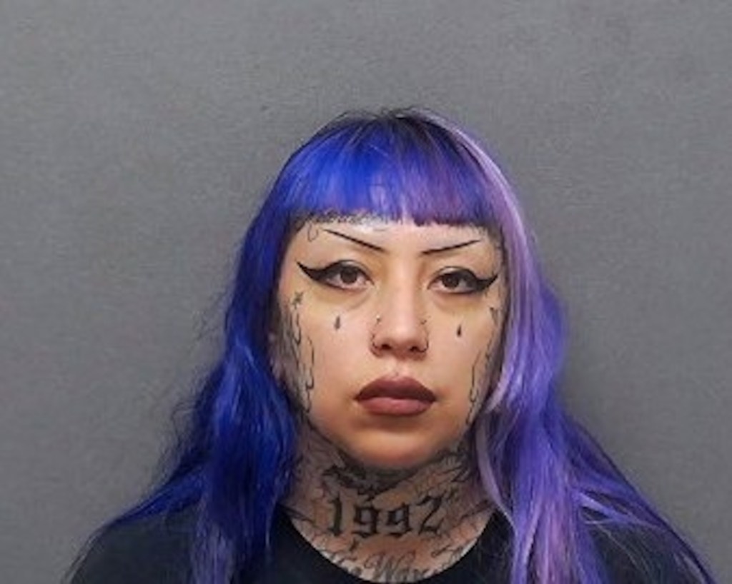 Cops arrested Ashley Pardo, 33 — who sports purple and blue hair and multiple face tattoos in her mug shot — Monday and charged her with aiding in commission of terrorism for helping the boy plan to conduct “mass targeted violence” on the Rhodes Middle School in San Antonio, according to an affidavit obtained by ABC News.