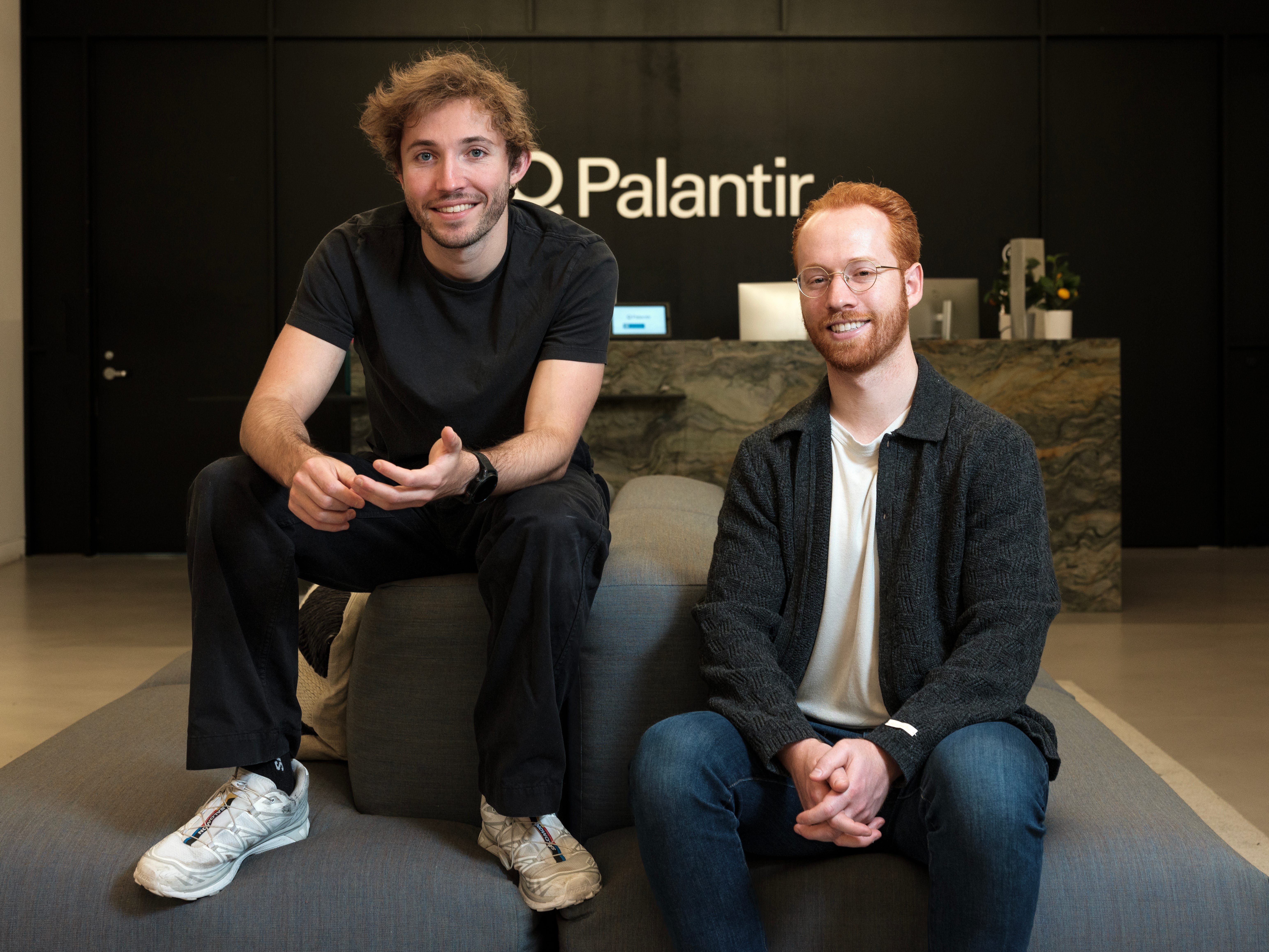 Jeremy David and Drew Goldstein, co-heads of healthcare at Palantir.