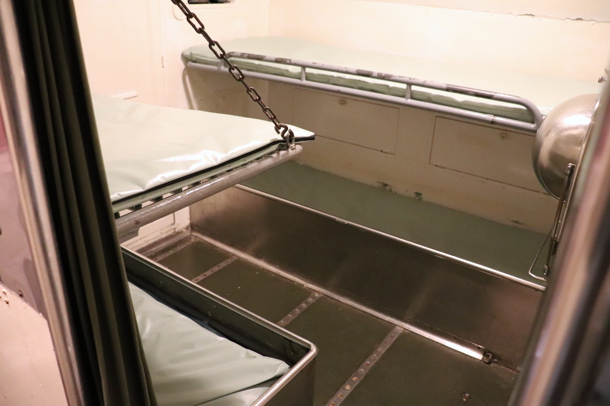 The chief petty officers' quarters on the USS Silversides.