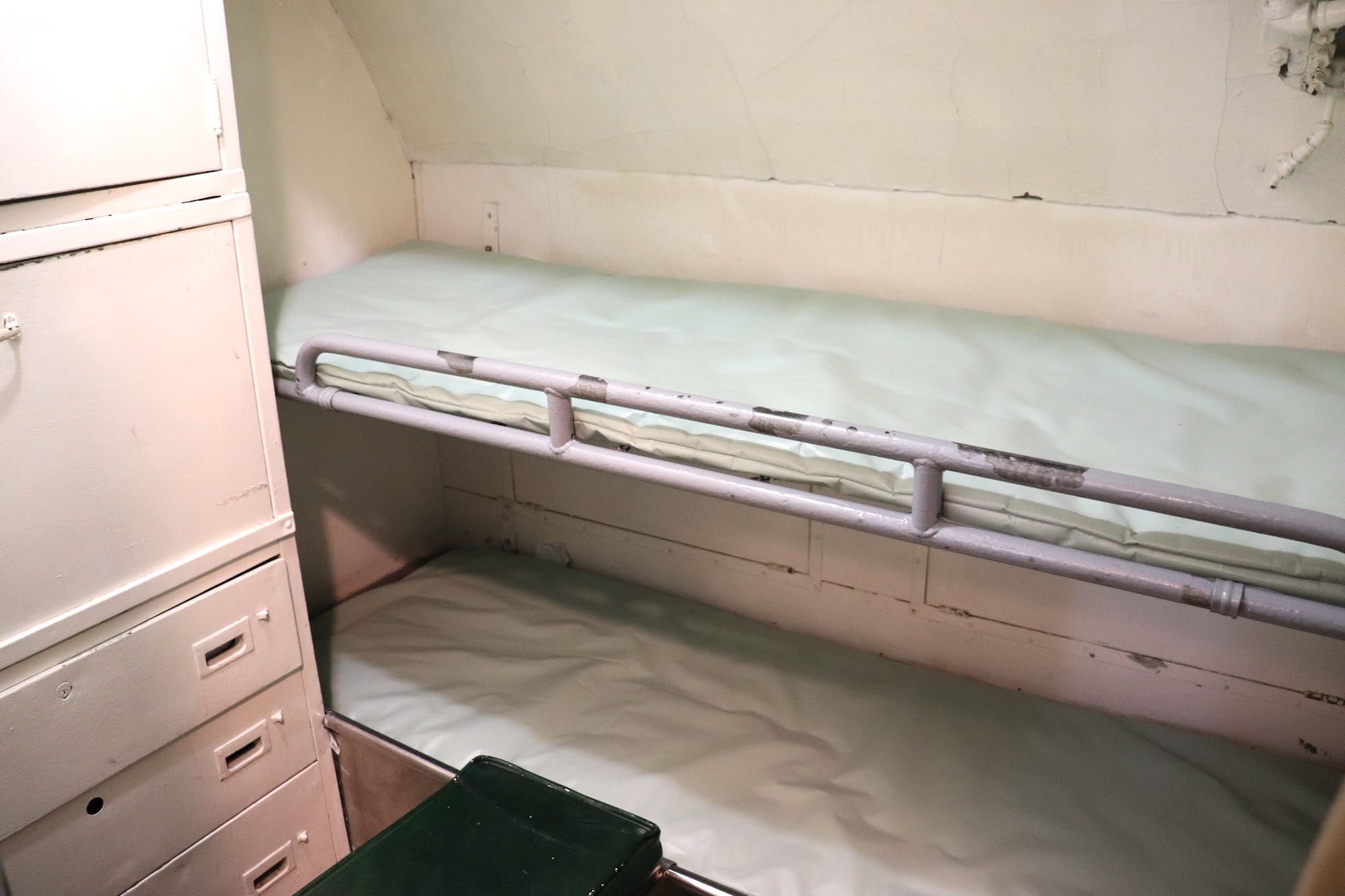 Officers' quarters on the USS Silversides.