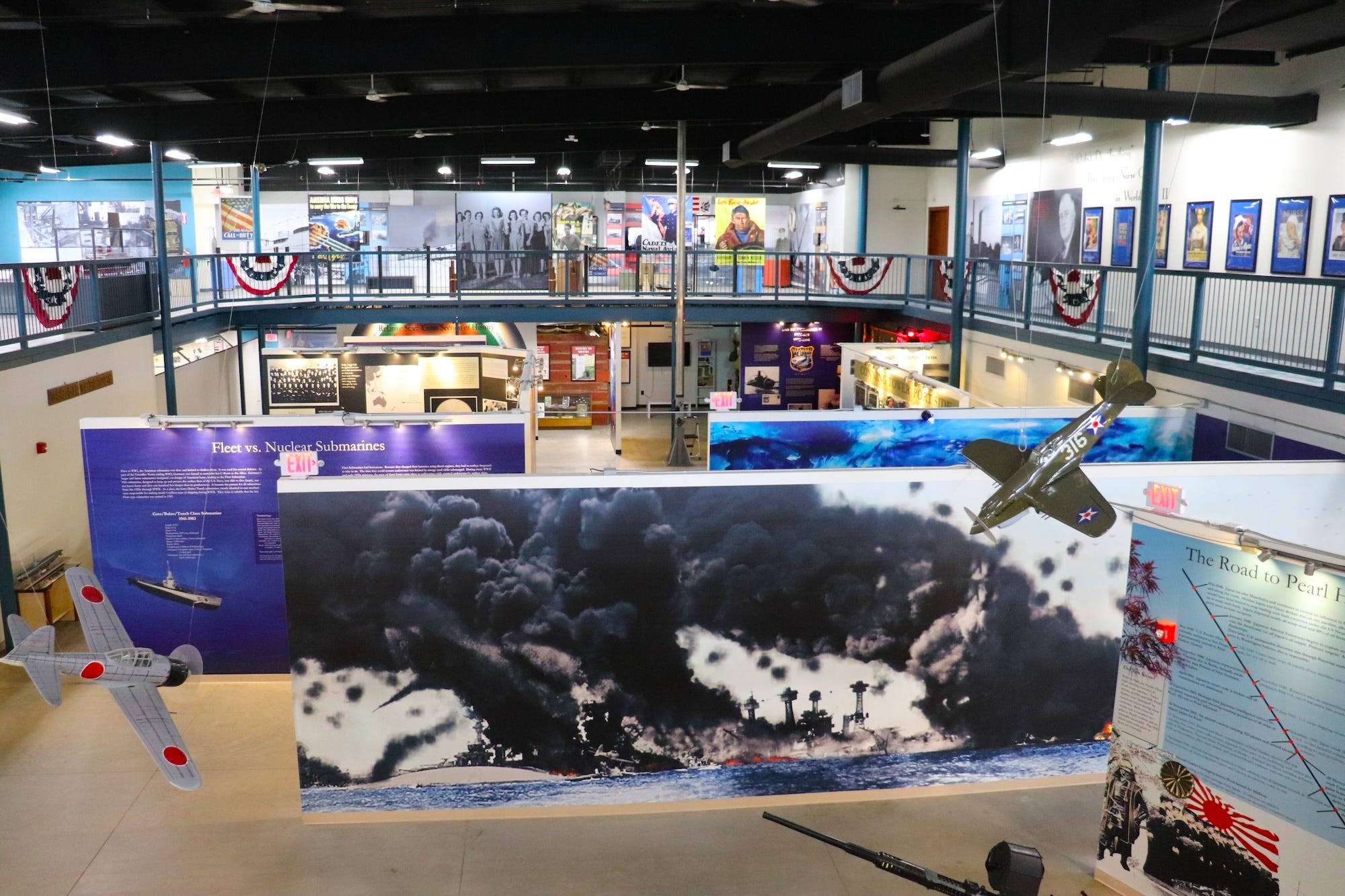 Inside the USS Silversides Submarine Museum in Muskegon, Michigan.