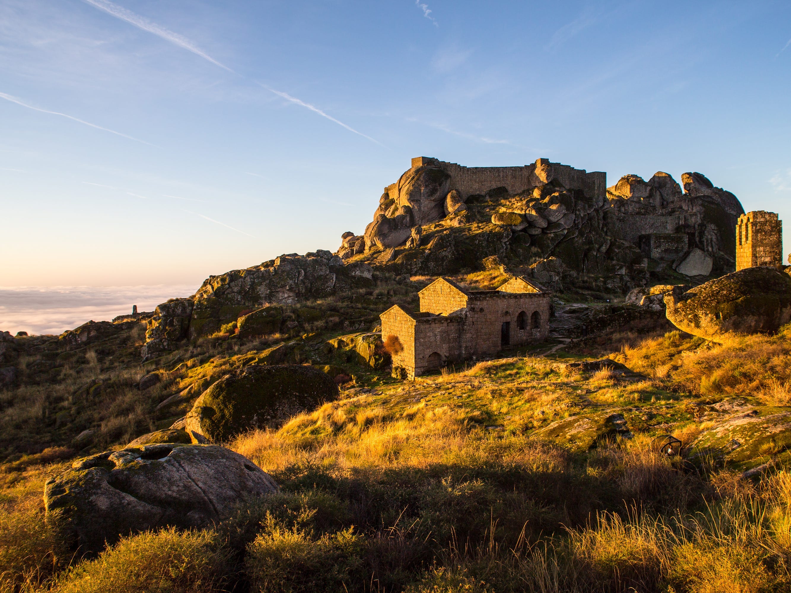 Monsanto, Portugal, at sunrise.