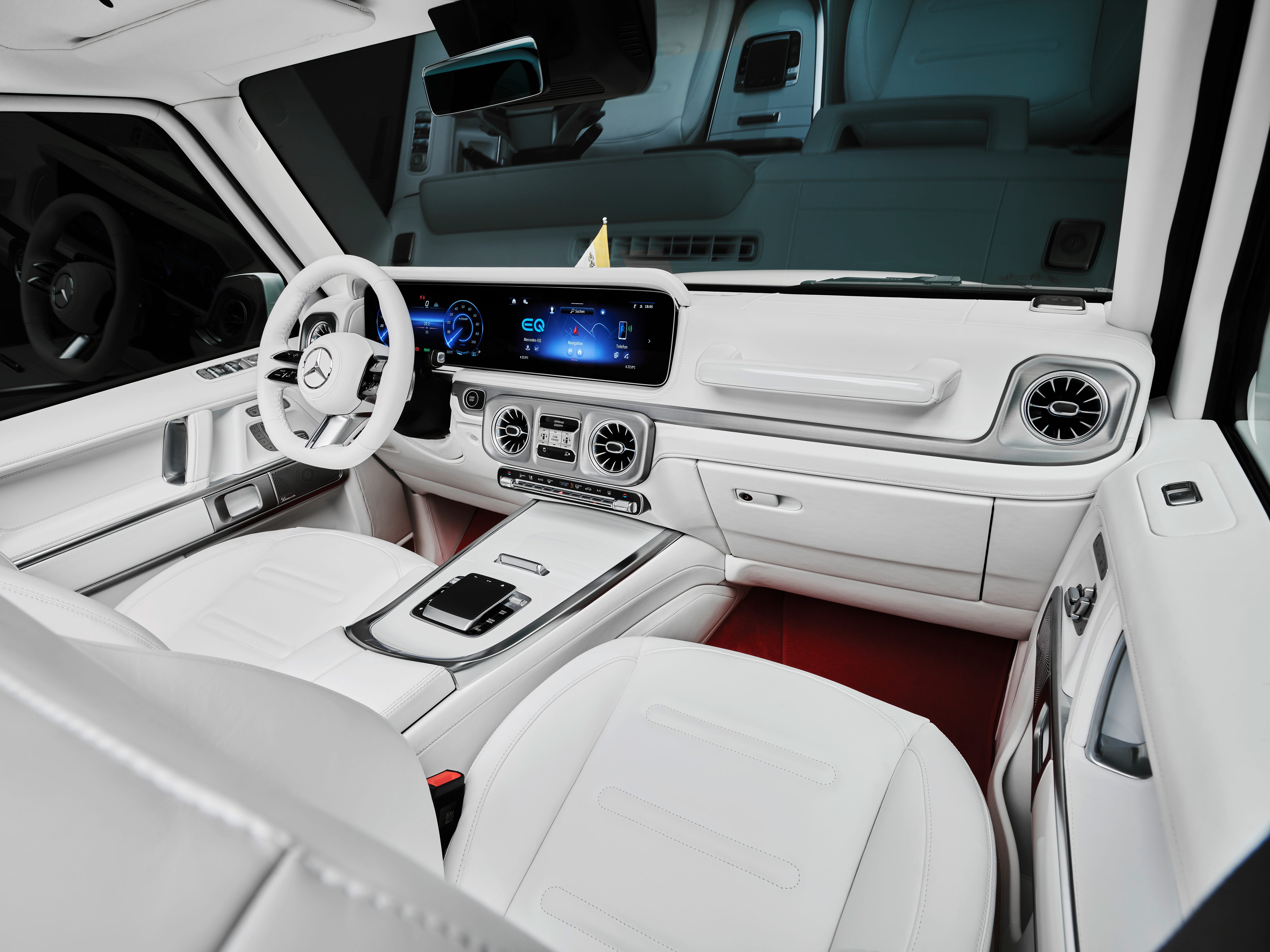 Popemobile interior