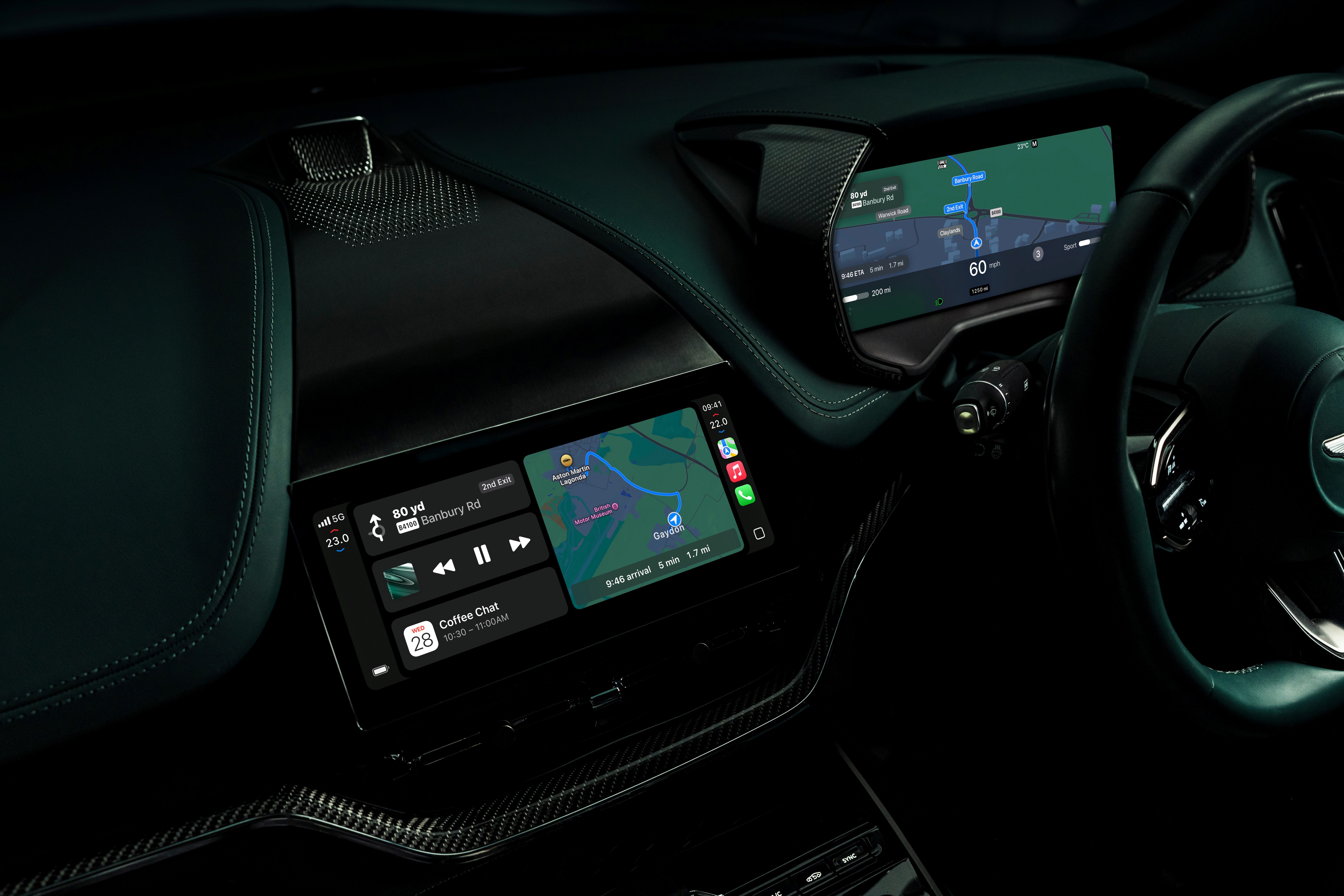 Aston Martin Apple CarPlay Ultra