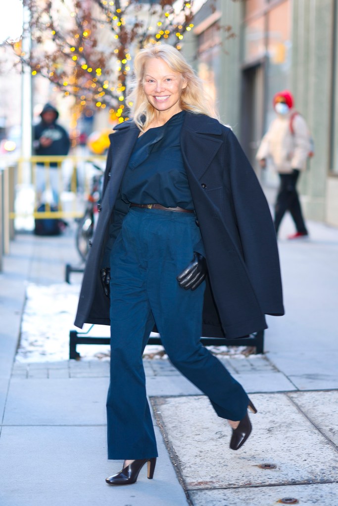 Pamela Anderson in January. 