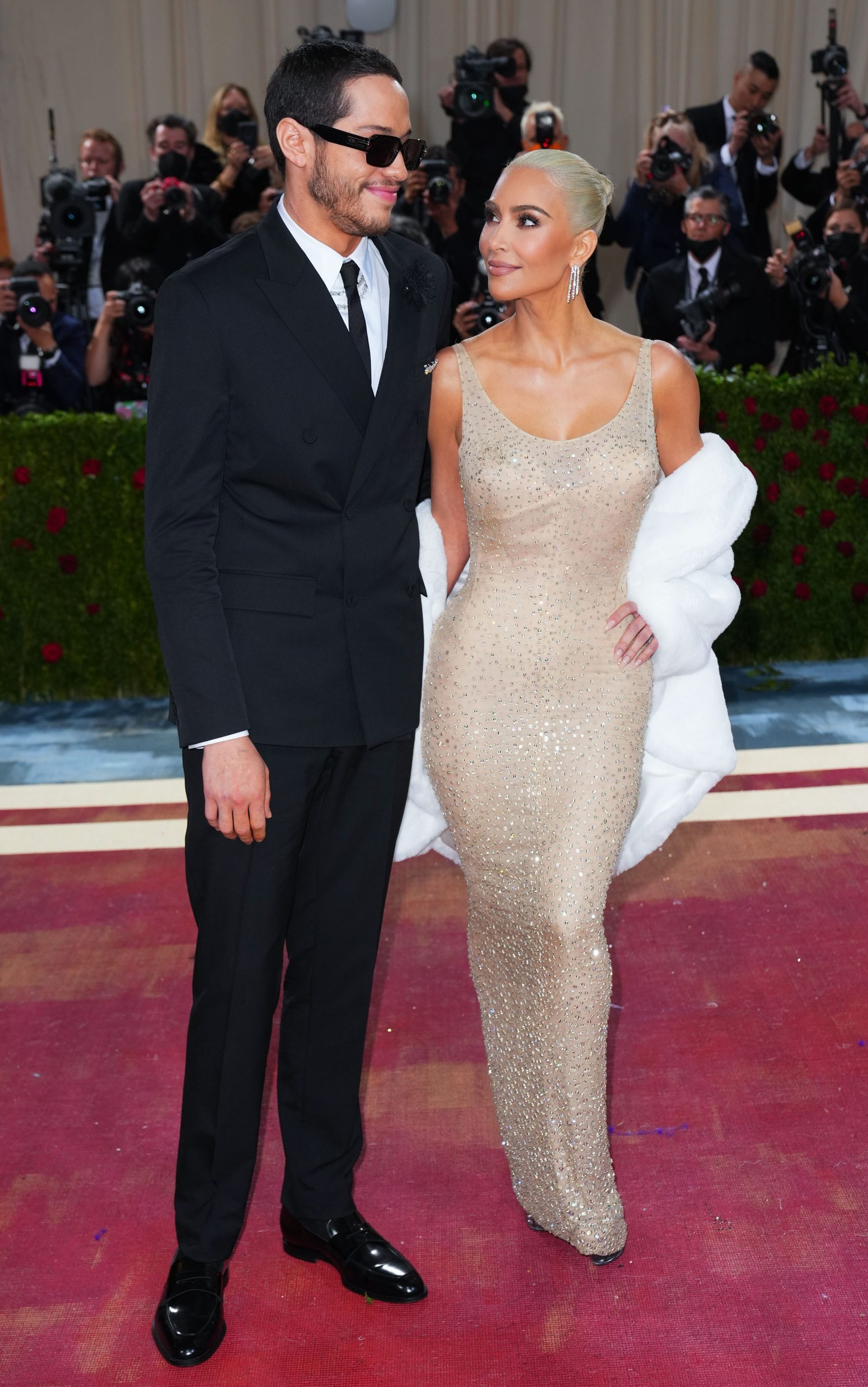 Kim Kardashian and Pete Davidson at Met Gala in May 2022