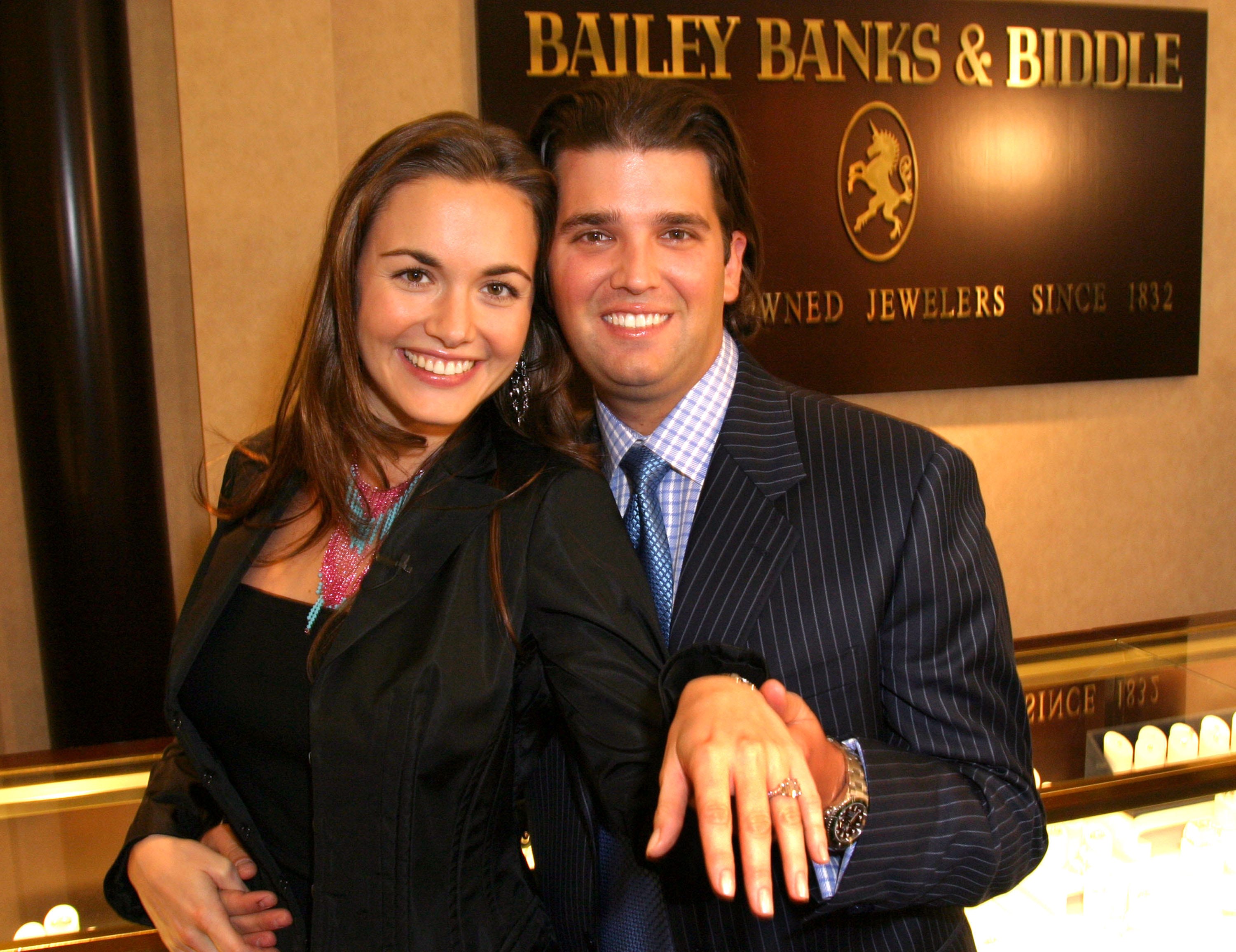 Bailey Banks and Biddle Fine Jewelers Provides Diamond Engagement Ring for Donald Trump Jr.'s Fiancee Vanessa Haydon
