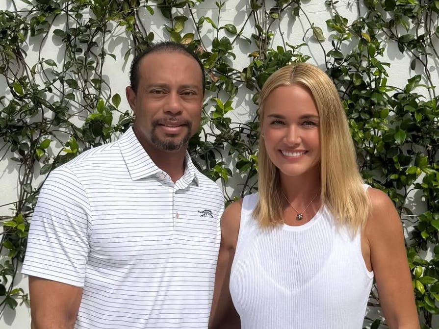 Tiger woods and Vanessa trump