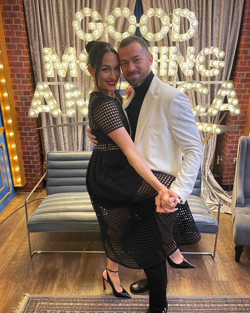 Artem Chigvintsev and Nikki Garcia via Instagram in January 2023