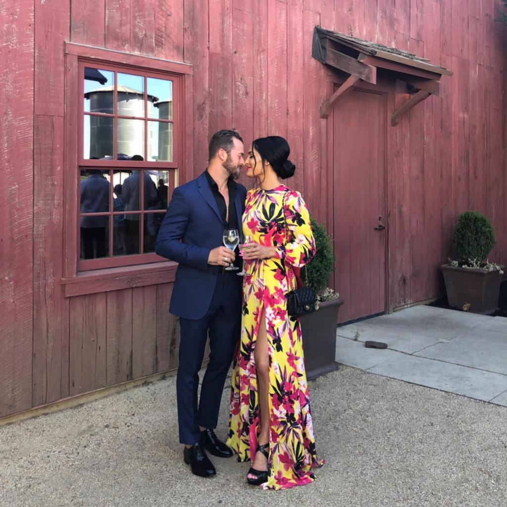Artem Chigvintsev and Nikki Garcia via Instagram in April 2019