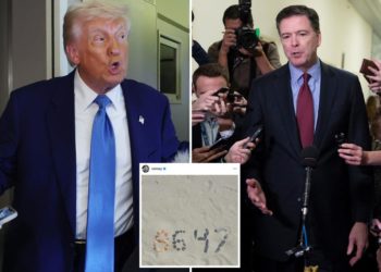 Trump says ex-FBI director James Comey’s ‘86 47’ post called for his ‘assassination’